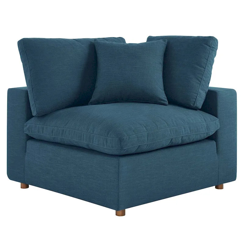 Canapé d'angle Commix 6 pièces rembourré de duvet