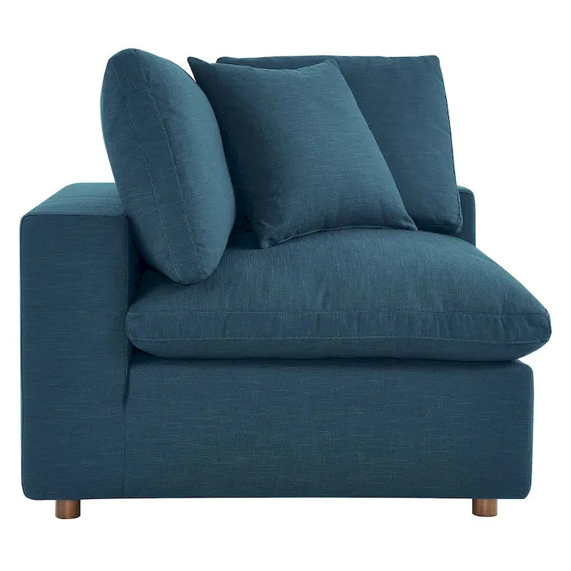 Canapé d'angle Commix 6 pièces rembourré de duvet
