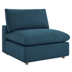 Canapé d'angle Commix 6 pièces rembourré de duvet