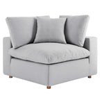 Canapé d'angle Commix 6 pièces rembourré de duvet