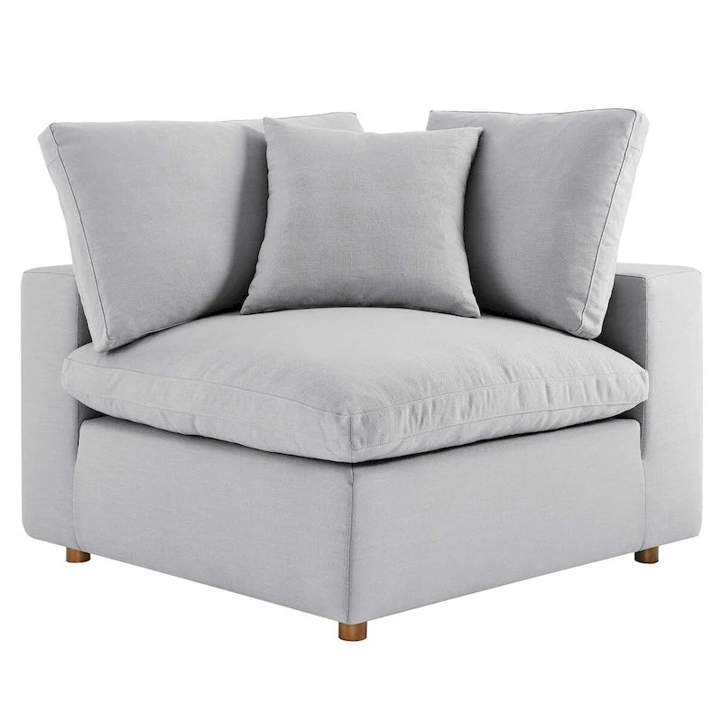 Canapé d'angle Commix 6 pièces rembourré de duvet
