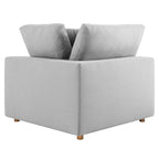 Canapé d'angle Commix 6 pièces rembourré de duvet
