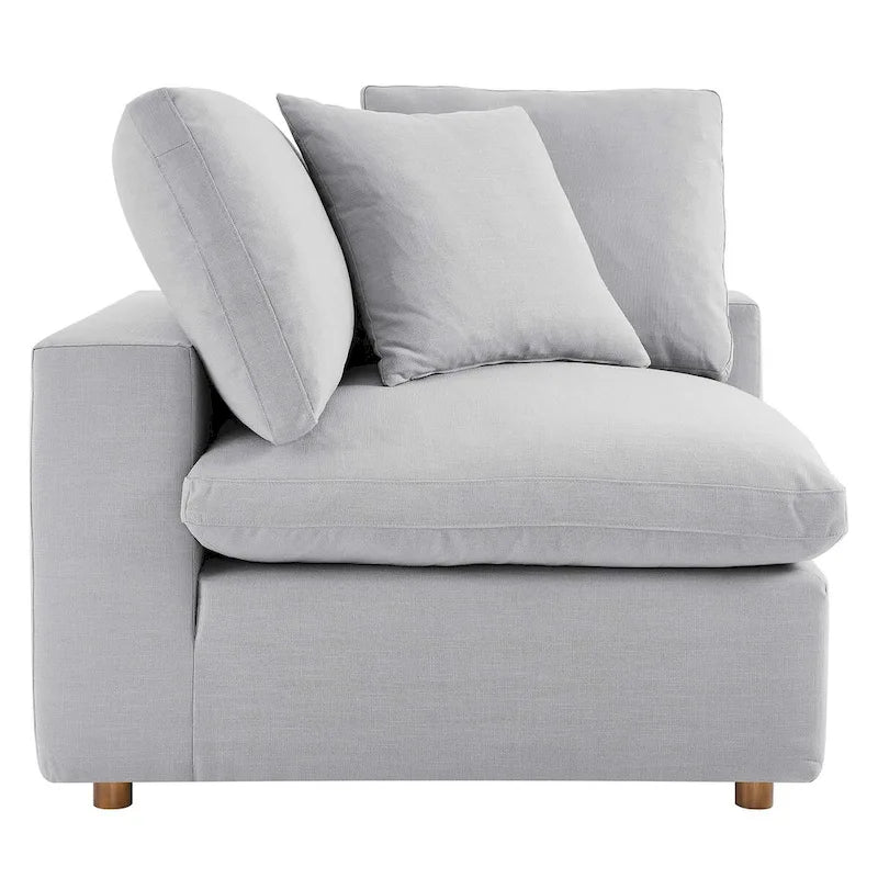Canapé d'angle Commix 6 pièces rembourré de duvet