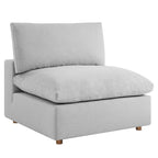 Canapé d'angle Commix 6 pièces rembourré de duvet