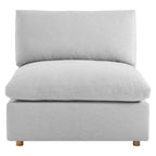Canapé d'angle Commix 6 pièces rembourré de duvet