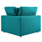 Canapé d'angle Commix 6 pièces rembourré de duvet