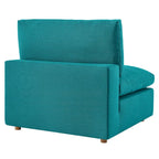 Canapé d'angle Commix 6 pièces rembourré de duvet