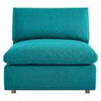 Canapé d'angle Commix 6 pièces rembourré de duvet