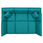 Canapé d'angle Commix 6 pièces rembourré de duvet