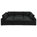 Canapé d'angle Commix 6 pièces rembourré de duvet