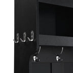 Banc d'entrée multifonctionnel 4 en 1 avec porte-manteau et rangements à chaussures
