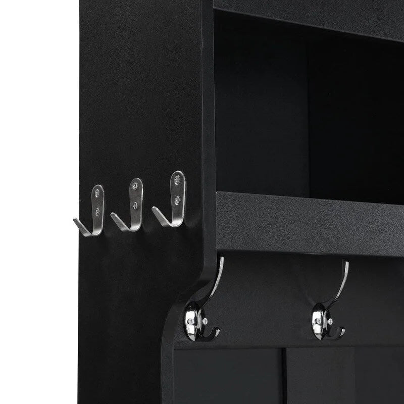 Banc d'entrée multifonctionnel 4 en 1 avec porte-manteau et rangements à chaussures