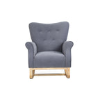 Fauteuil à bascule, fauteuil d'appoint rembourré pour chambre d'enfant ou salon, petit fauteuil à bascule contemporain, fauteuil enfant avec accoudoirs rembourrés