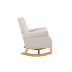 Fauteuil à bascule, fauteuil d'appoint rembourré pour chambre d'enfant ou salon, petit fauteuil à bascule contemporain, fauteuil enfant avec accoudoirs rembourrés