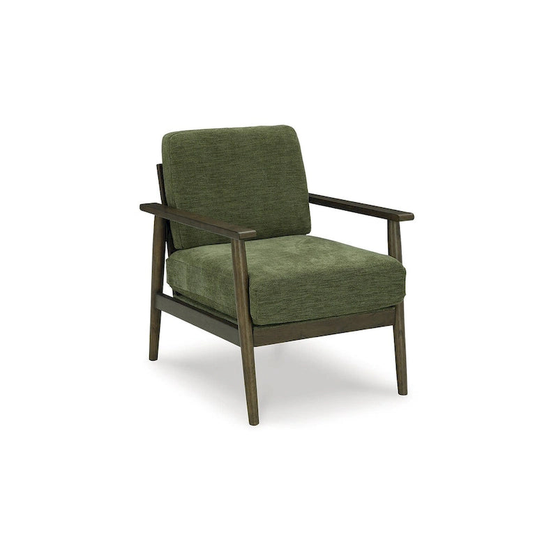 Fauteuil d'appoint en bois de showood vert, Signature Design by Ashley Bixler - 63,2 cm (L) x 78,3 cm (P) x 86,4 cm (H)