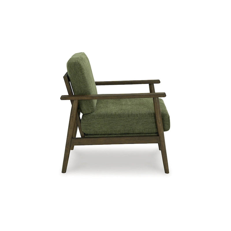 Fauteuil d'appoint en bois de showood vert, Signature Design by Ashley Bixler - 63,2 cm (L) x 78,3 cm (P) x 86,4 cm (H)