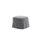 Fauteuil pivotant avec repose-pieds, fauteuil pivotant d'appoint pour salon