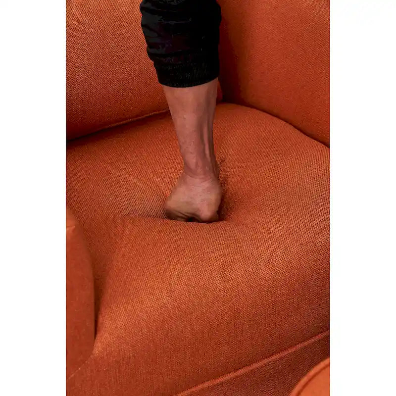 Fauteuil pivotant avec repose-pieds, fauteuil pivotant d'appoint pour salon