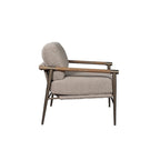 Fauteuil d'appoint rembourré McNeal, gris délavé