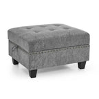 Canapé d'angle modulable à monter soi-même, gris