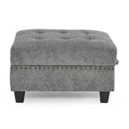 Canapé d'angle modulable à monter soi-même, gris