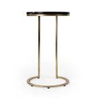 Table d'appoint en marbre noir Butler Shounderia