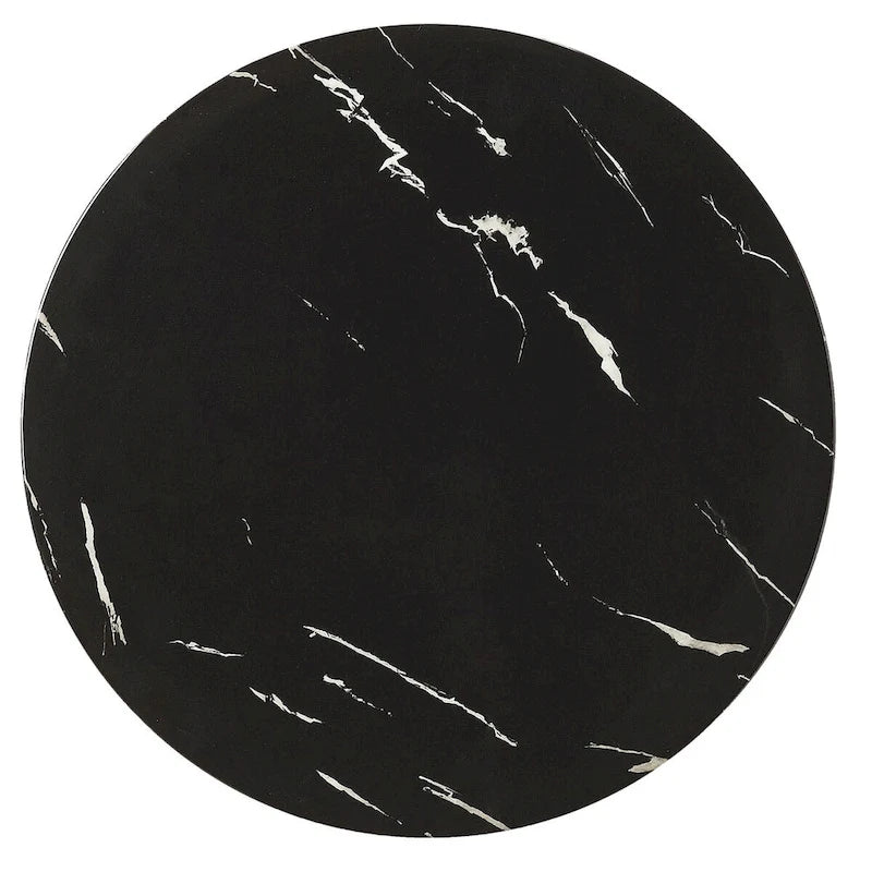 Table d'appoint en marbre noir Butler Shounderia