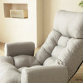 Fauteuil de jeu avec appui-tête et lombaires réglables, fauteuil lounge, canapé pivotant à 360°, chaise longue pivotante