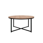 Table basse ronde moderne en métal