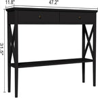 Console 47 avec tiroirs - 11,81 po P x 47,24 po L x 31,5 po H