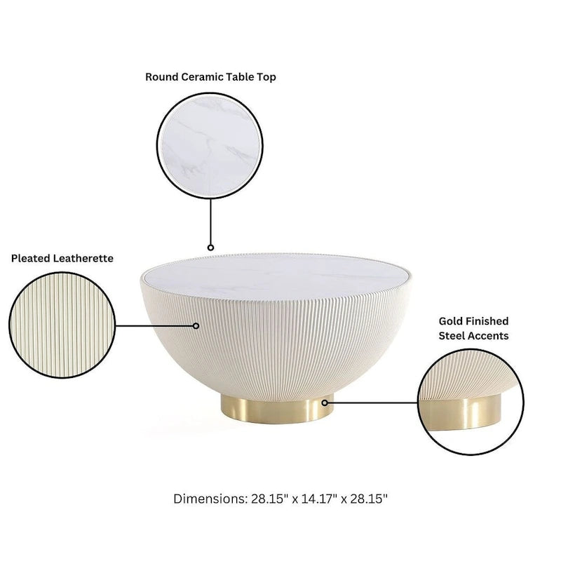 Ensembles de tables rembourrées Manhattan Comfort Modern Anderson 2.0