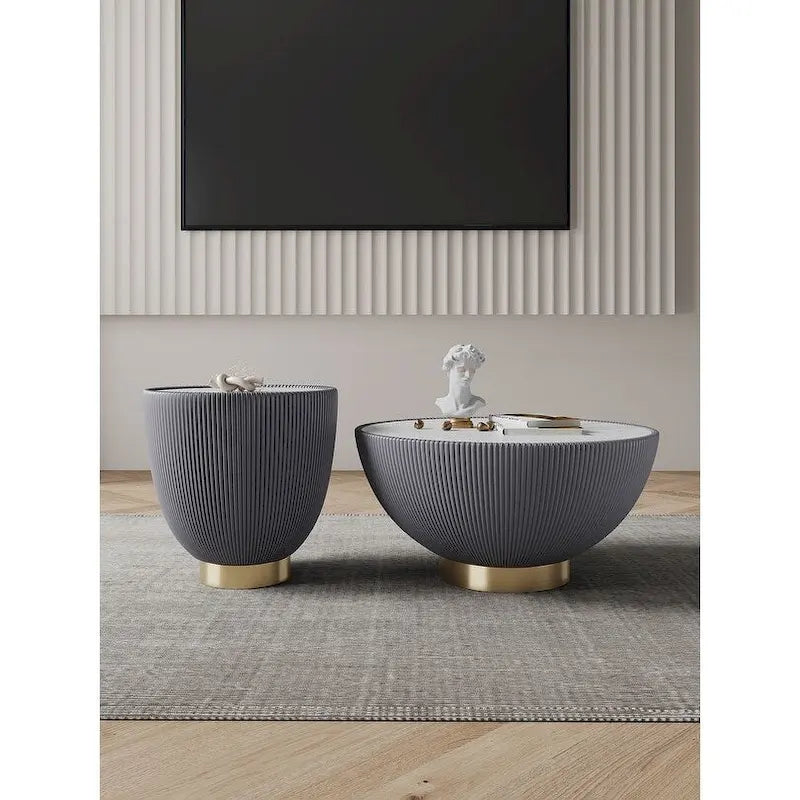 Ensembles de tables rembourrées Manhattan Comfort Modern Anderson 2.0
