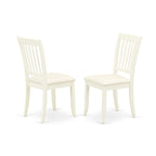 L'ensemble de salle à manger East West Furniture comprend une table de salle à manger et des chaises de cuisine en lin (options de finition et de pièces).