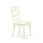 L'ensemble de salle à manger East West Furniture comprend une table de salle à manger et des chaises de cuisine en lin (options de finition et de pièces).