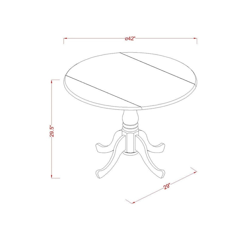 L'ensemble de salle à manger East West Furniture comprend une table de salle à manger et des chaises de cuisine en lin (options de finition et de pièces).