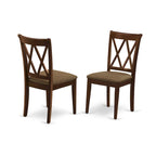 L'ensemble de salle à manger East West Furniture comprend une table de salle à manger et des chaises de cuisine en lin (options de finition et de pièces).