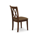 L'ensemble de salle à manger East West Furniture comprend une table de salle à manger et des chaises de cuisine en lin (options de finition et de pièces).