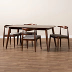 Ensemble de salle à manger 5 pièces Aeron Mid-Century Modern rembourré