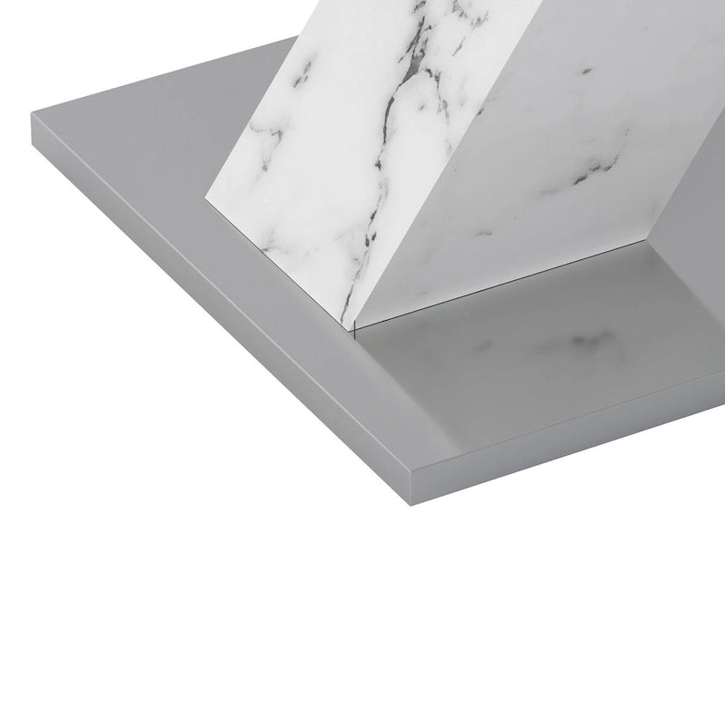 Table de salle à manger carrée extensible moderne pour cuisine