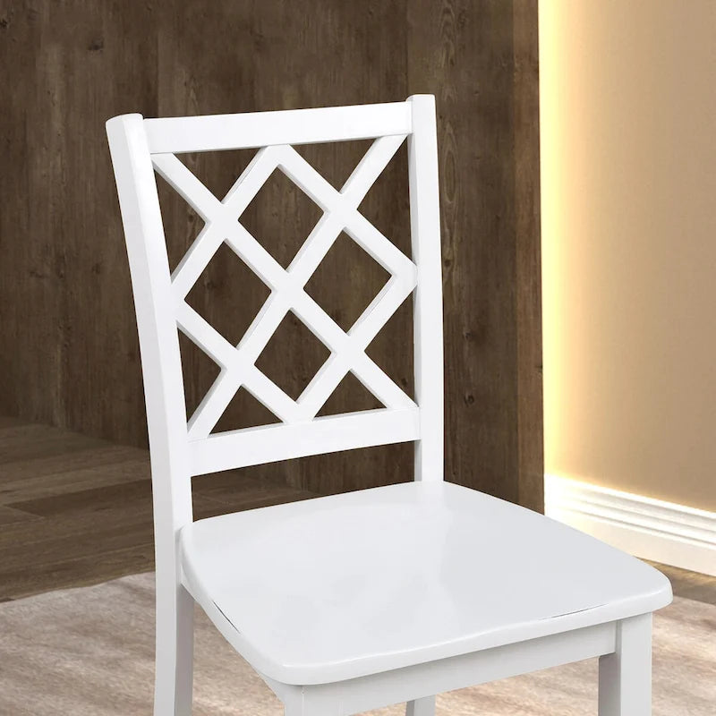 Ensemble de salle à manger 5 pièces en bois massif style ferme Manheim Casual de Furniture of America