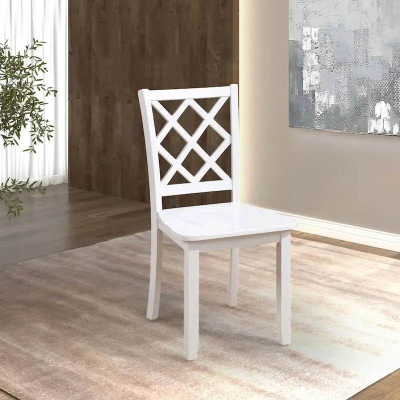 Ensemble de salle à manger 5 pièces en bois massif style ferme Manheim Casual de Furniture of America