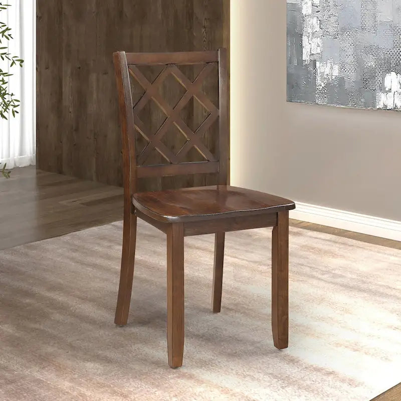 Ensemble de salle à manger 5 pièces en bois massif style ferme Manheim Casual de Furniture of America