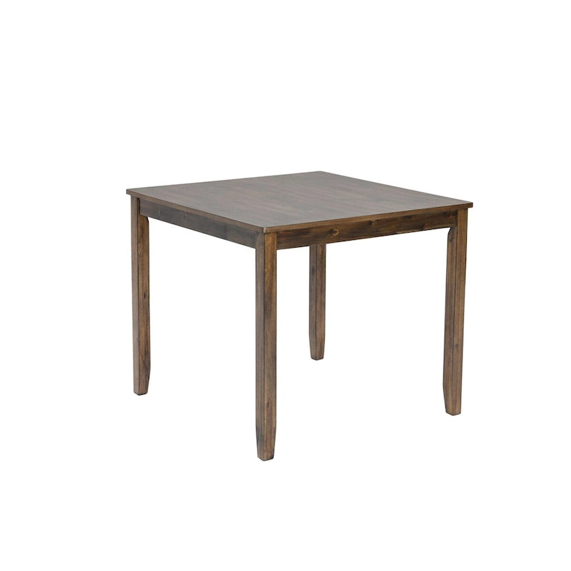 Table carrée de salle à manger en bois