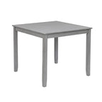 Table carrée de salle à manger en bois