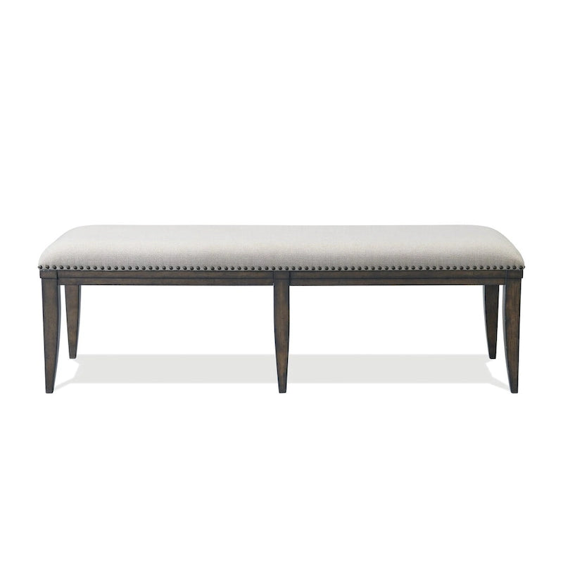Banc de salle à manger rembourré Grant de Roundhill Furniture, beige