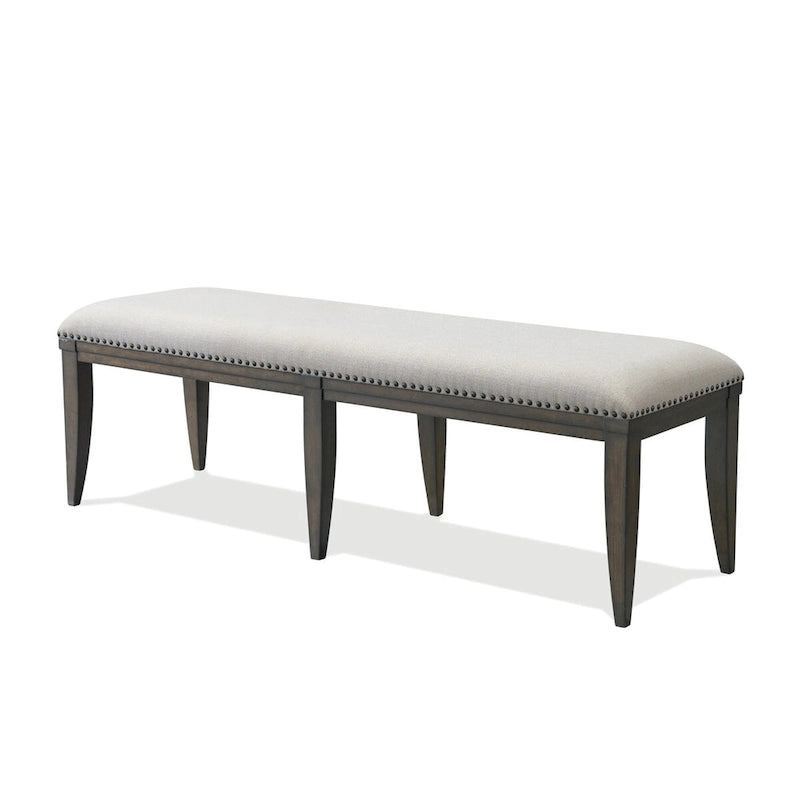 Banc de salle à manger rembourré Grant de Roundhill Furniture, beige