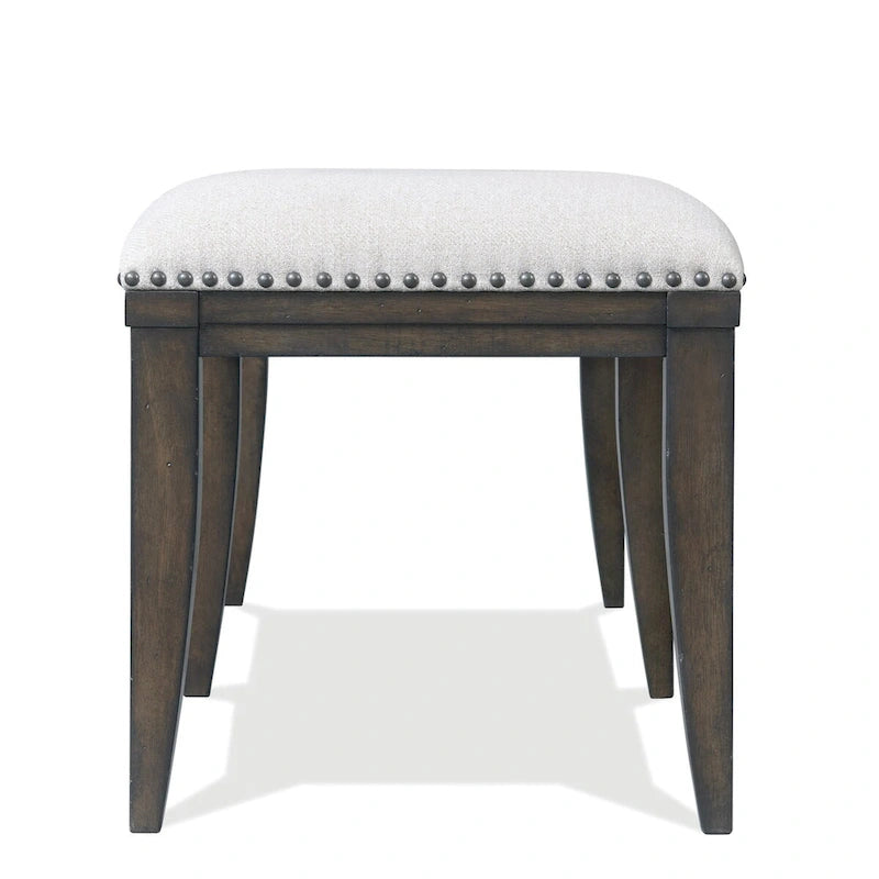 Banc de salle à manger rembourré Grant de Roundhill Furniture, beige