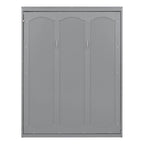 Étagères murales escamotables pour lit Queen Size, cadre de lit escamotable se repliant facilement dans un meuble en bois, avec support de matelas