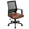 Chaise de bureau ergonomique réglable en maille Yaheetech avec soutien lombaire