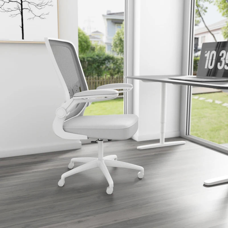 Chaise de bureau BOSS à bras rabattables en maille